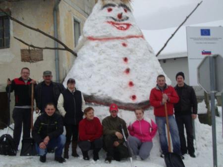 Snežak v Goriški vasi